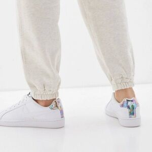 Nike Court Royale Holographic White Leather Low Top Size 9 Women’s